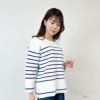 GOOD CREW ボートネックボーダーニットプルオーバー レディース