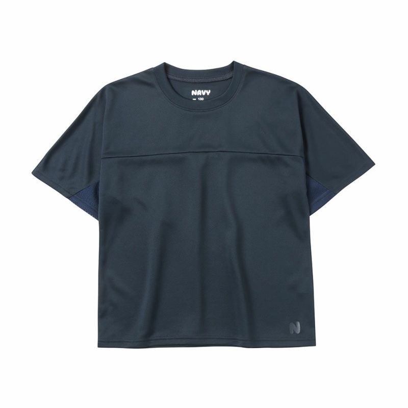 NAVY ドライメッシュTシャツ キッズ