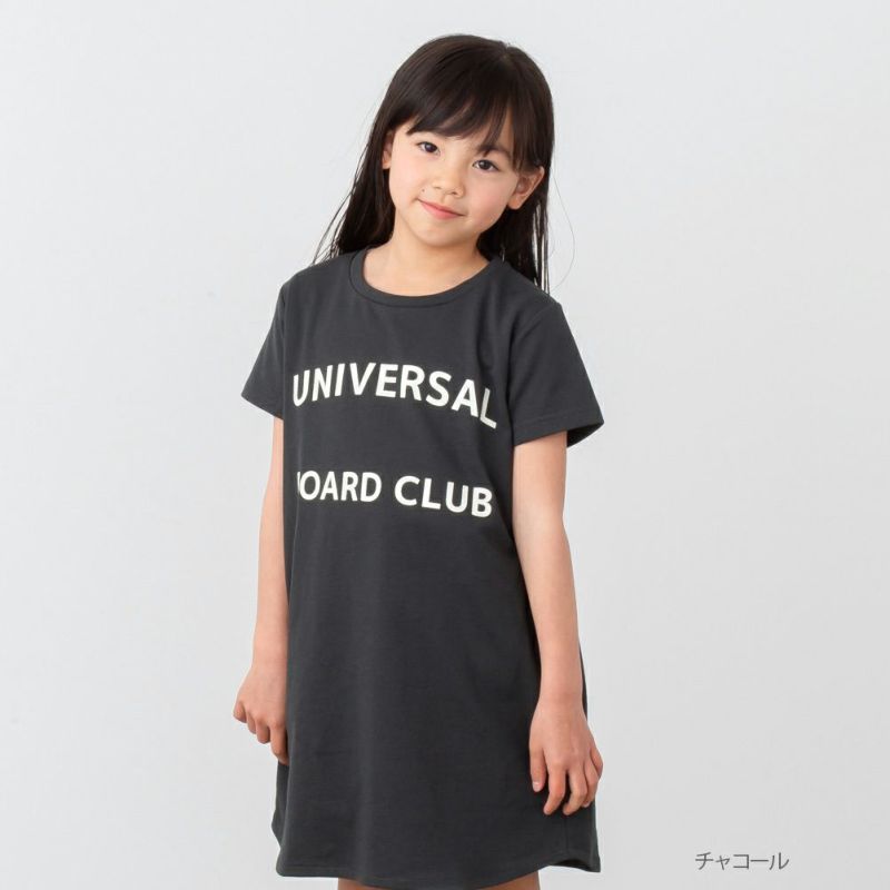 NAVY プリントチュニックTシャツ キッズ