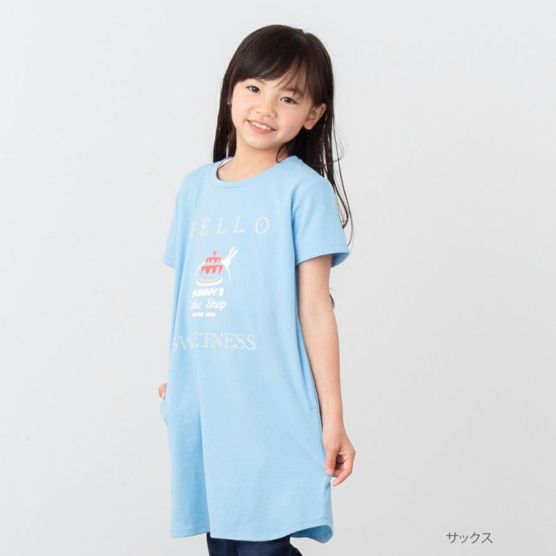 NAVY プリントチュニックTシャツ キッズ商品画像-2