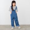NAVY ストレッチデニムサロペット キッズ
