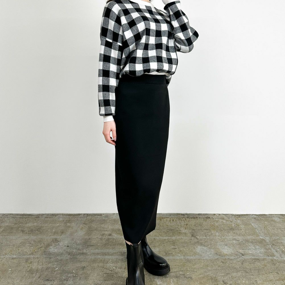 GOOD CREW ミラノリブスカート レディース