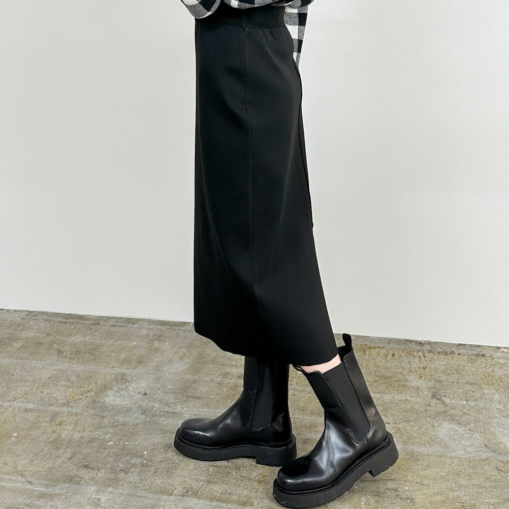 GOOD CREW ミラノリブスカート レディース