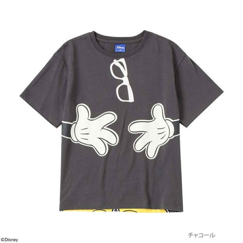 Disney ミッキーマウス / 蓄光プリントTシャツ キッズ ネコポス 対応商品