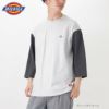 Dickies 7分袖ラウンドヘムTシャツ メンズ