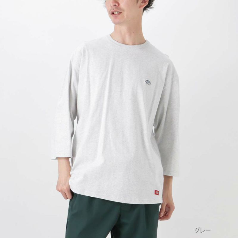 Dickies 7分袖ラウンドヘムTシャツ メンズ商品画像-2