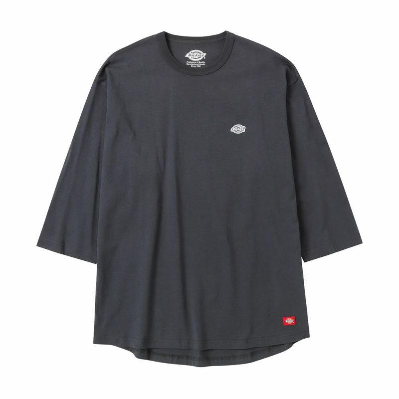 Dickies 7分袖ラウンドヘムTシャツ メンズ