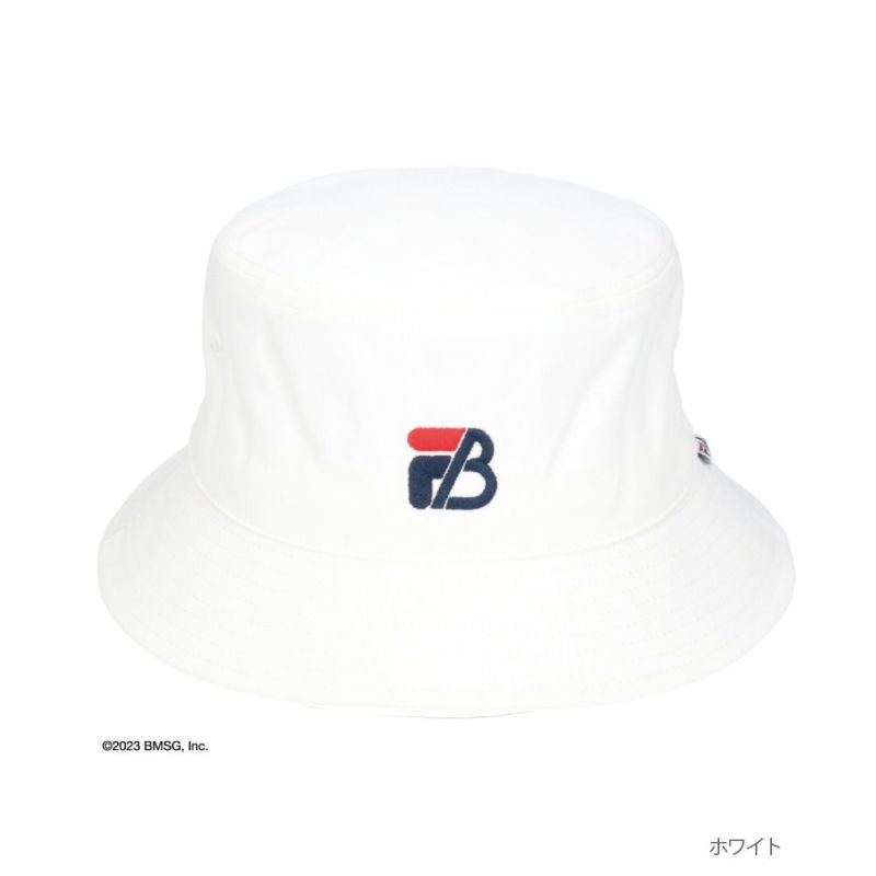 FILA×BE:FIRST コラボロゴ刺繍バケットハット