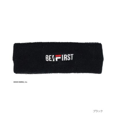 FILA×BE:FIRST コラボロゴ刺繍ヘッドバンド ネコポス 対応商品【マスキングテープ1個をプレゼント】