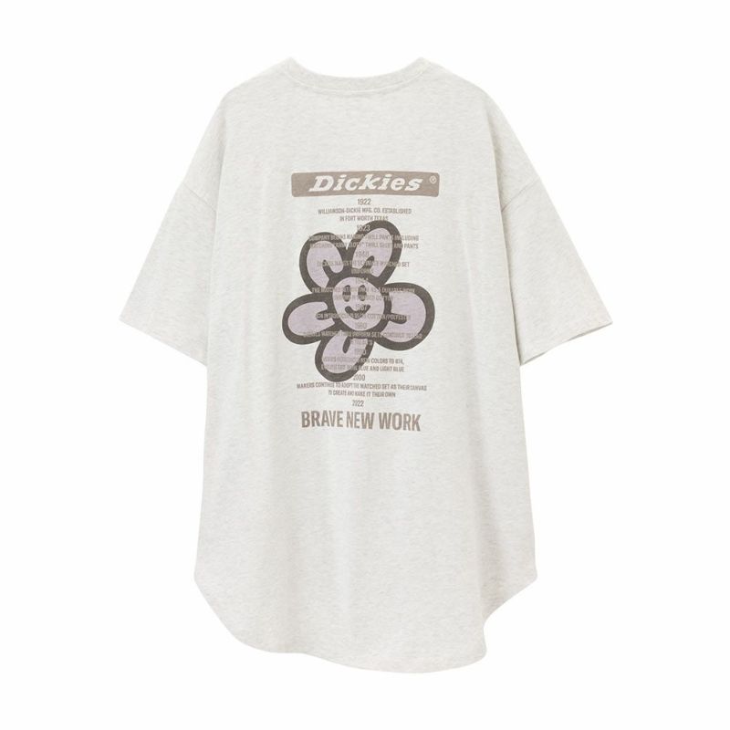 Dickies バックプリントチュニックTシャツ レディース