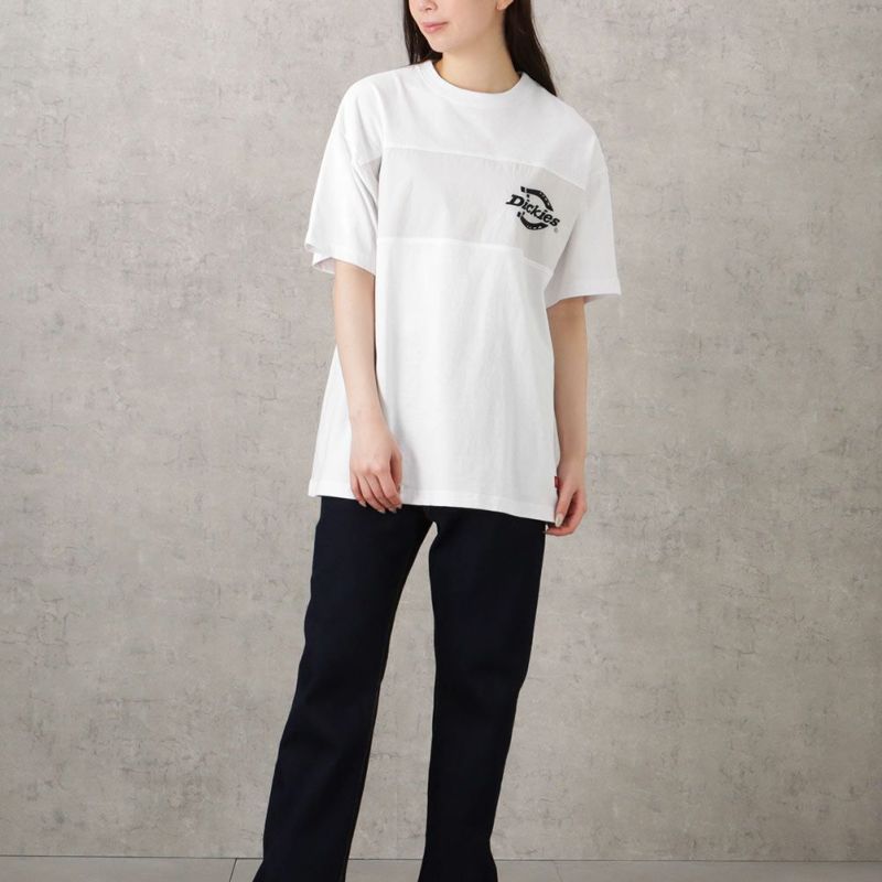 Dickies 別布切り替えTシャツ レディース