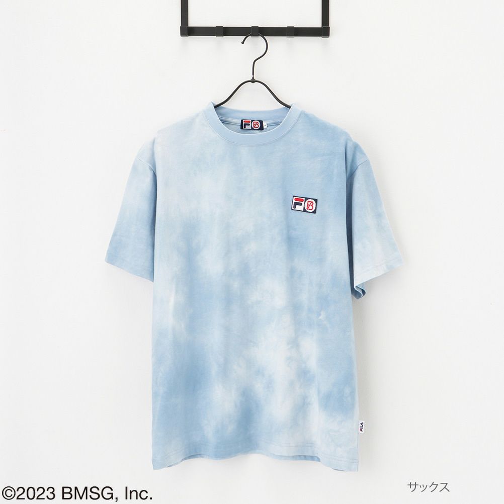 FILA×BE:FIRST タイダイ風プリントコラボロゴ刺繍Tシャツ ...