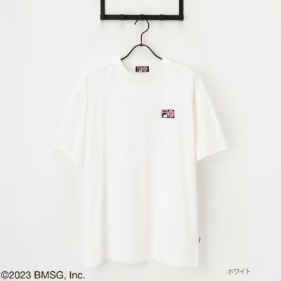 FILA×BE:FIRST コラボロゴ刺繍Tシャツ レディース ネコポス 対応商品