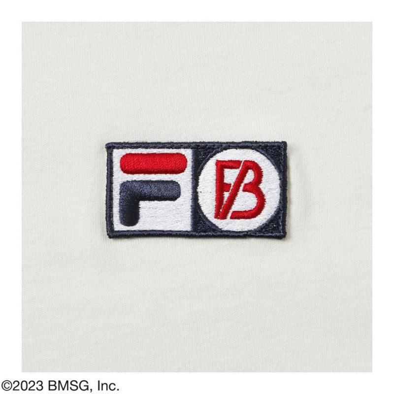 FILA×BE:FIRST コラボロゴ刺繍Tシャツ レディース