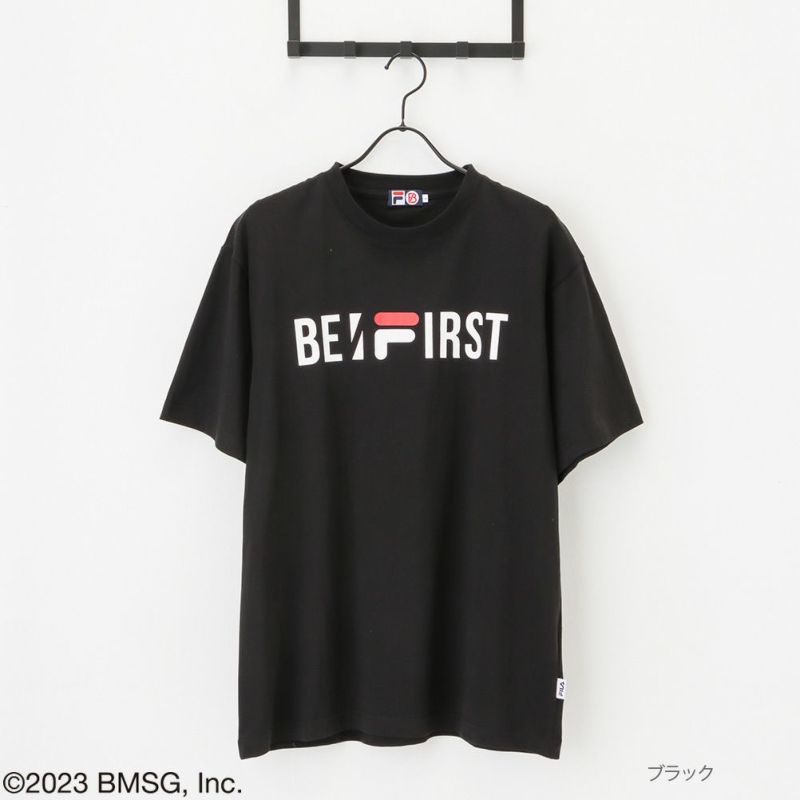 FILA×BE:FIRST コラボロゴプリントTシャツ レディース