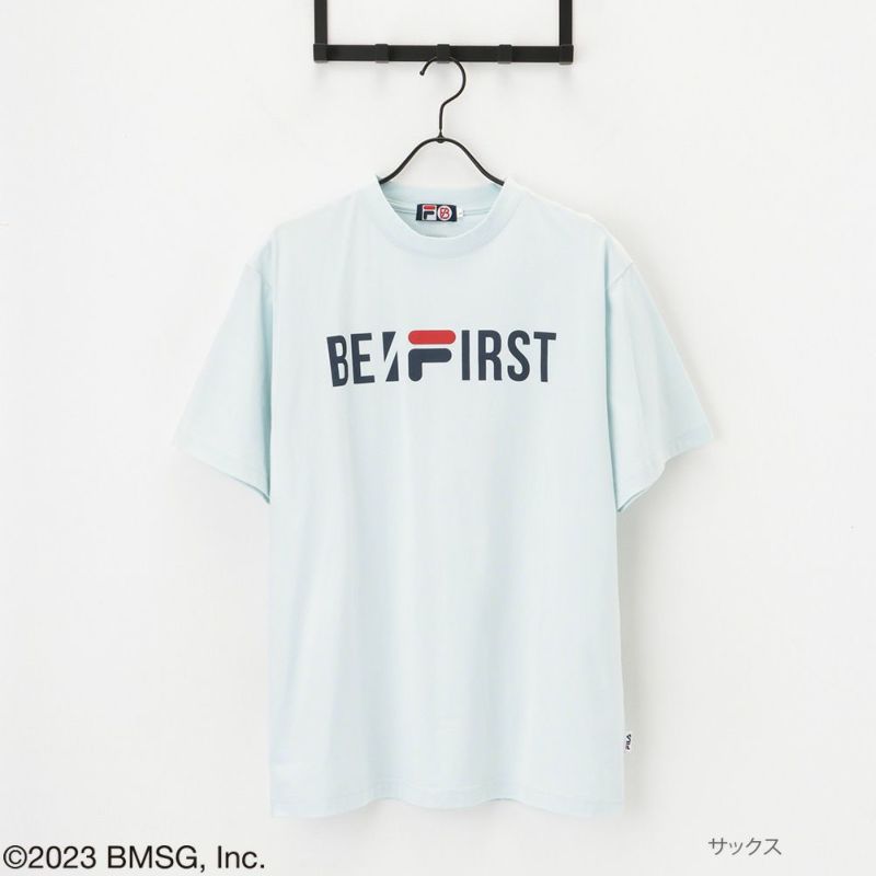 FILA×BE:FIRST コラボロゴプリントTシャツ レディース