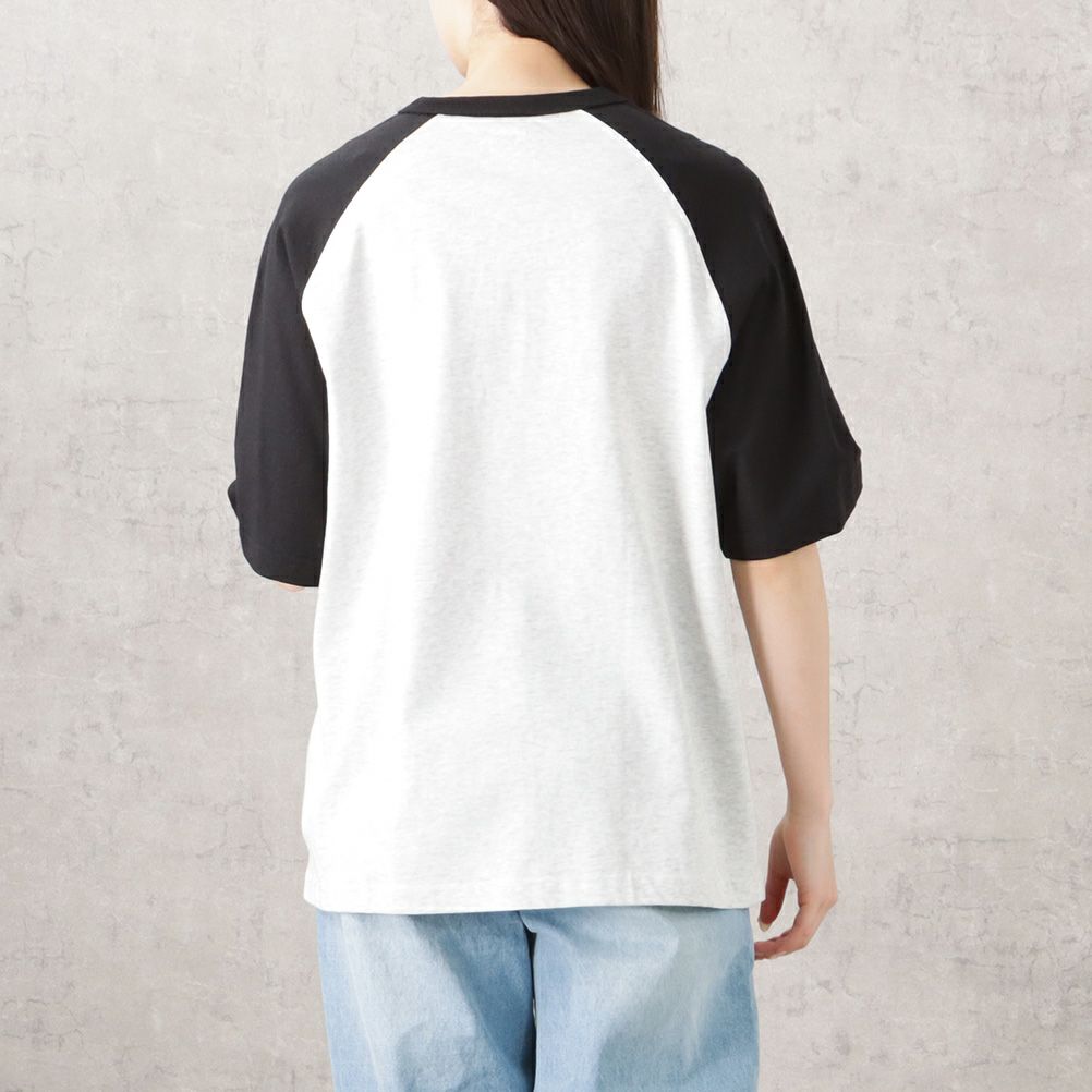 Dickies 袖配色ヘンリーネックTシャツ レディース メール便 対応商品商品サムネイル-7