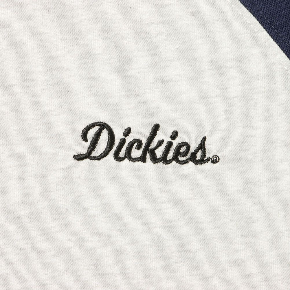 Dickies 袖配色ヘンリーネックTシャツ レディース ネコポス 対応商品