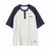 Dickies 袖配色ヘンリーネックTシャツ レディース メール便 対応商品商品サムネイル-19