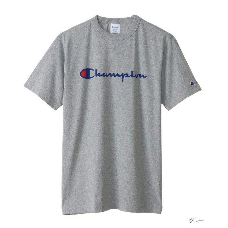 Champion スクリプトロゴプリントショートスリーブTシャツ メンズ ネコポス 対応商品商品画像-2