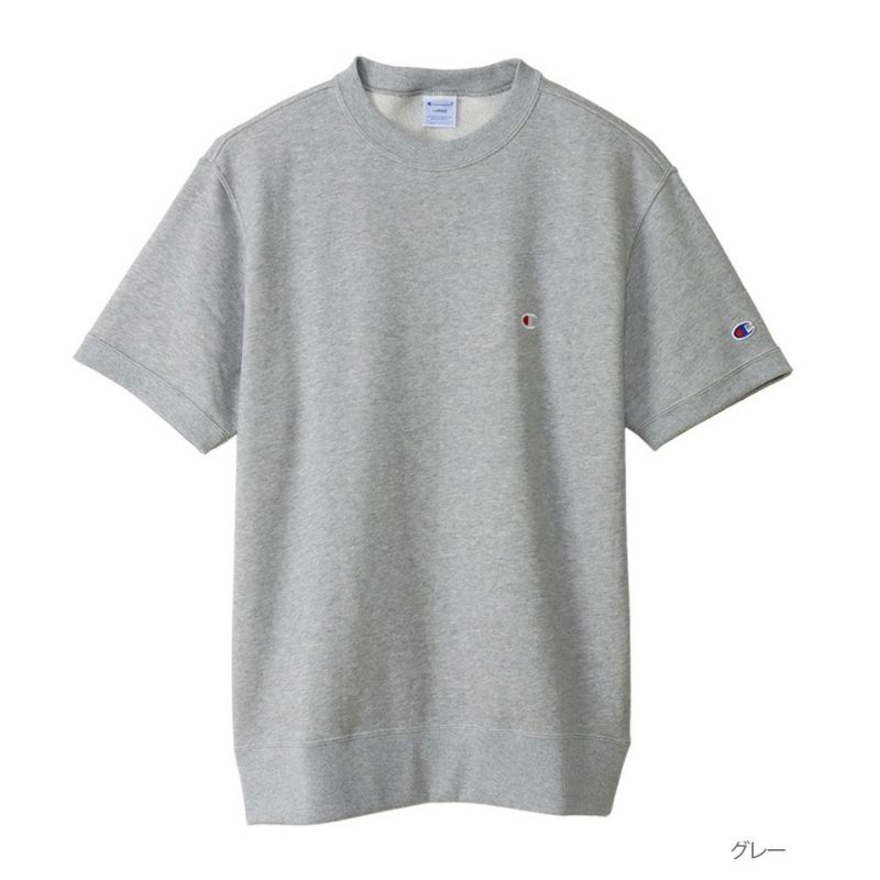 [チャンピオン]Tシャツ 半袖 丸首 COTTON USA ワンポイントロゴ シ