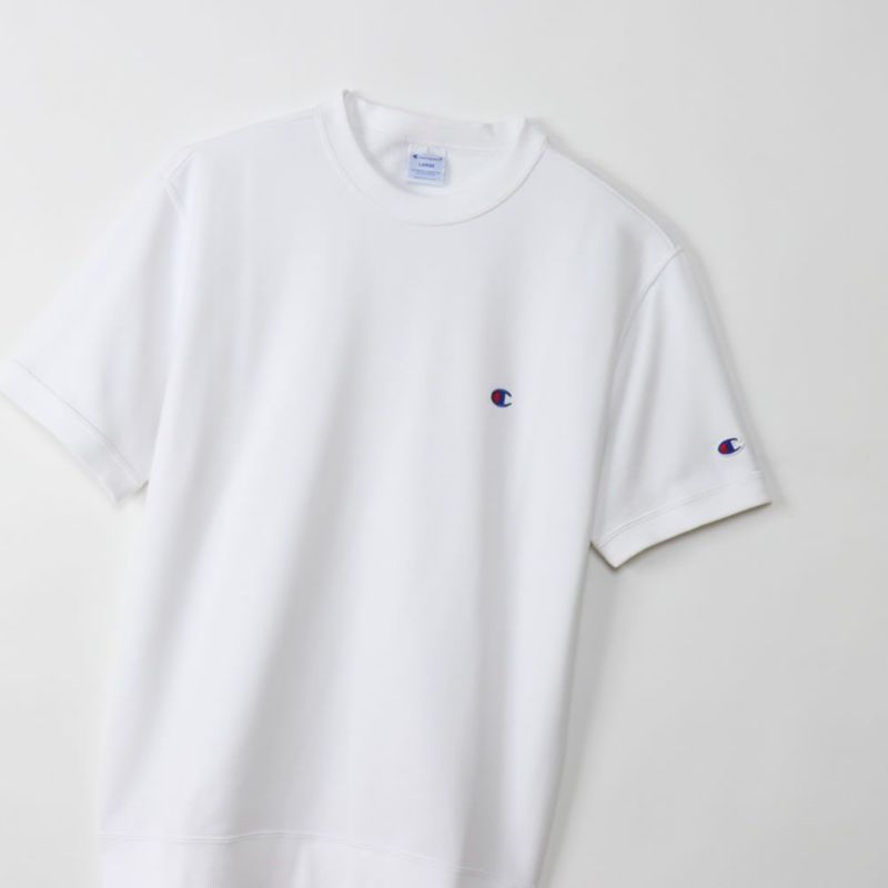 [チャンピオン]Tシャツ 半袖 丸首 COTTON USA ワンポイントロゴ シ