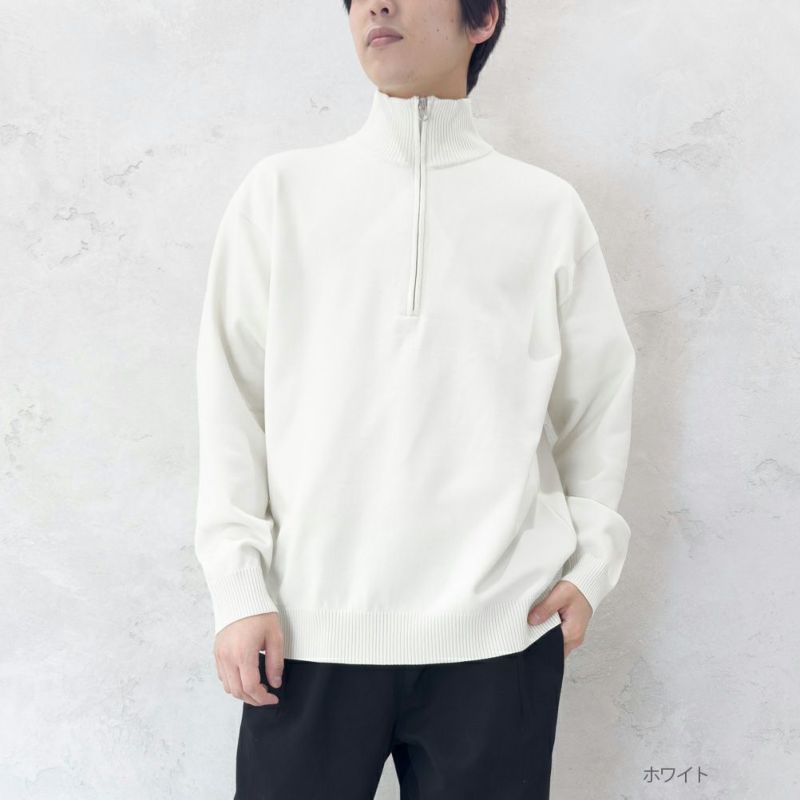 GOOD CREW  ハーフジップニット メンズ商品画像-1