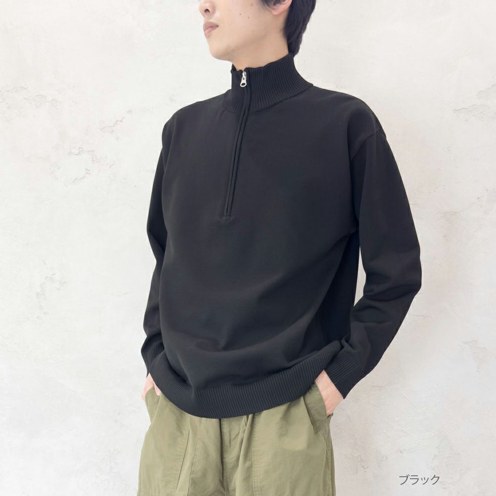 GOOD CREW  ハーフジップニット メンズ商品サムネイル-2