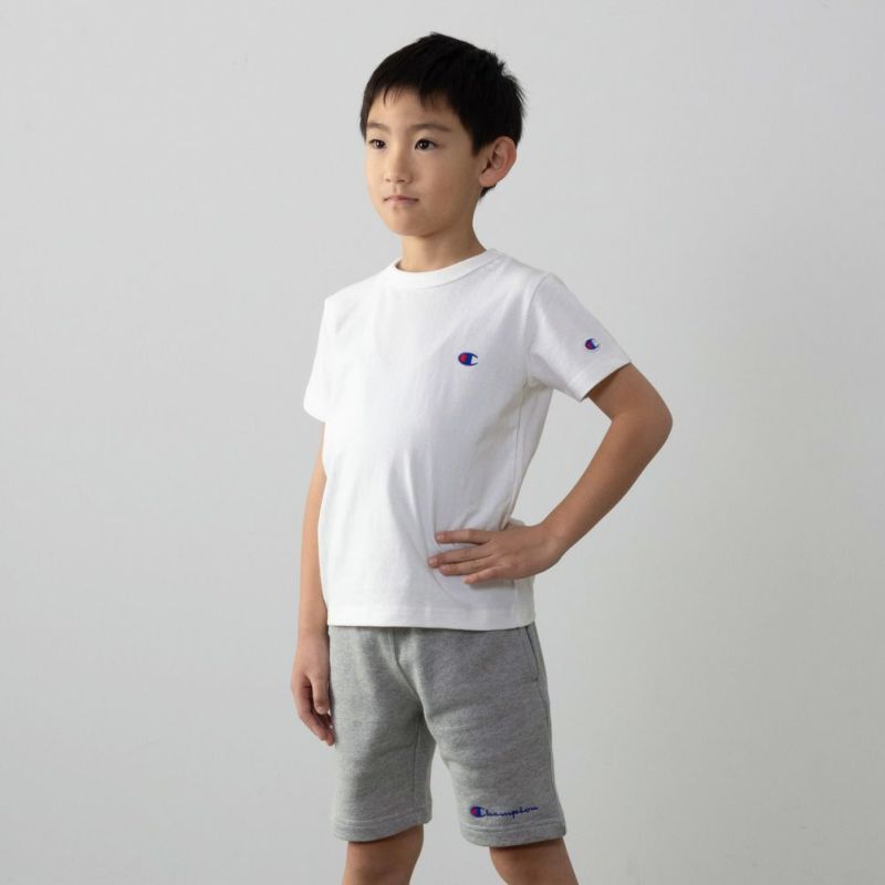 【オンラインストア限定】Champion ベーシック半袖Tシャツ キッズ ネコポス 対応商品商品画像-1
