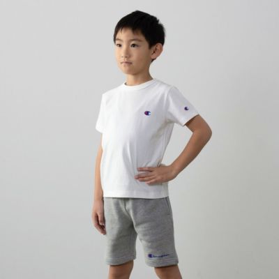 【オンラインストア限定】Champion ベーシック半袖Tシャツ キッズ ネコポス 対応商品