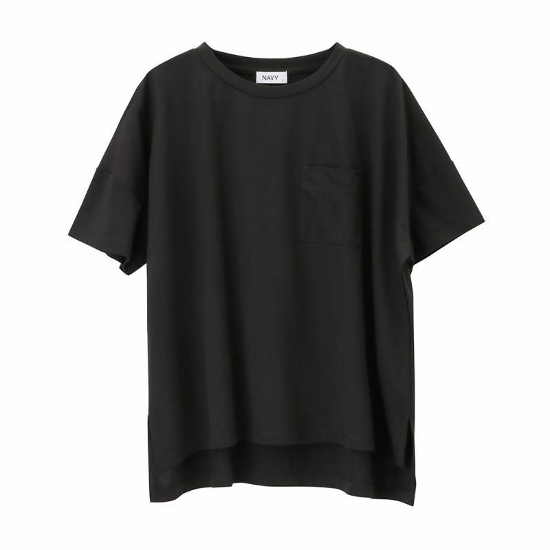 【田中美保さん着用】 NAVY SARARI 冷感ポケット付きTシャツ レディース ネコポス 対応商品