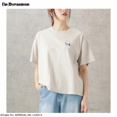 I'ｍ Doraemon アイムドラえもん バックプリントTシャツ レディース