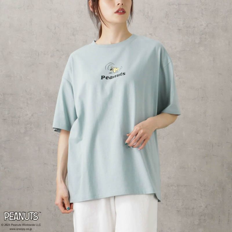 PEANUTS SNOOPY バックプリントTシャツ レディース ネコポス 対応商品