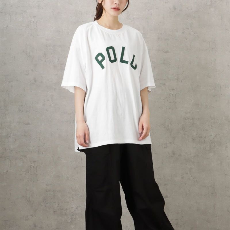 POLO BCS ツイルワッペンロゴTシャツ レディース