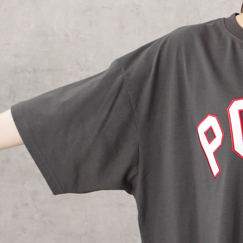 POLO BCS ツイルワッペンロゴTシャツ レディース