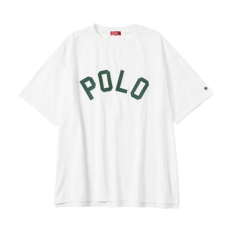 POLO BCS ツイルワッペンロゴTシャツ レディース