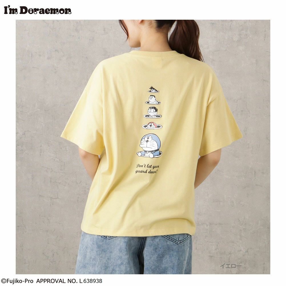 I'ｍ Doraemon アイムドラえもん バックプリントTシャツ レディース