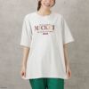 Disney ミッキーマウス / ロゴ刺繍Tシャツ レディース ネコポス 対応商品