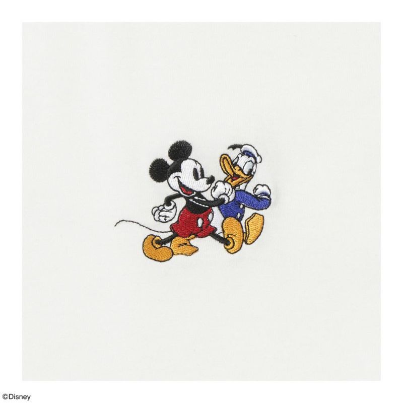 Disney / ワンポイント刺繍Tシャツ レディース ネコポス 対応商品