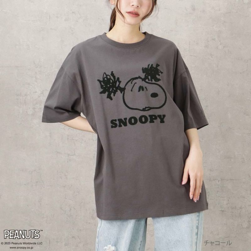 SNOOPYプリントTシャツ - トップス