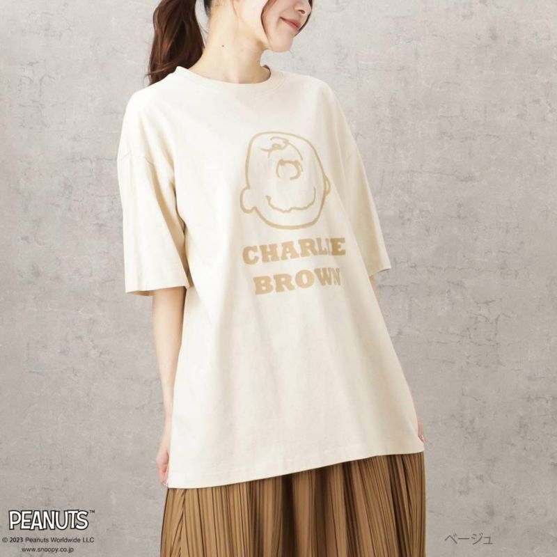 PEANUTS SNOOPY プリントTシャツ レディース