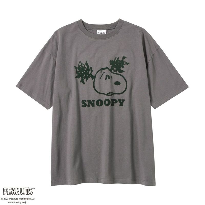 PEANUTS SNOOPY プリントTシャツ レディース