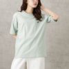 BEVERLY HILLS POLO CLUB 天竺ワンポイント刺繍Tシャツ レディース ネコポス 対応商品