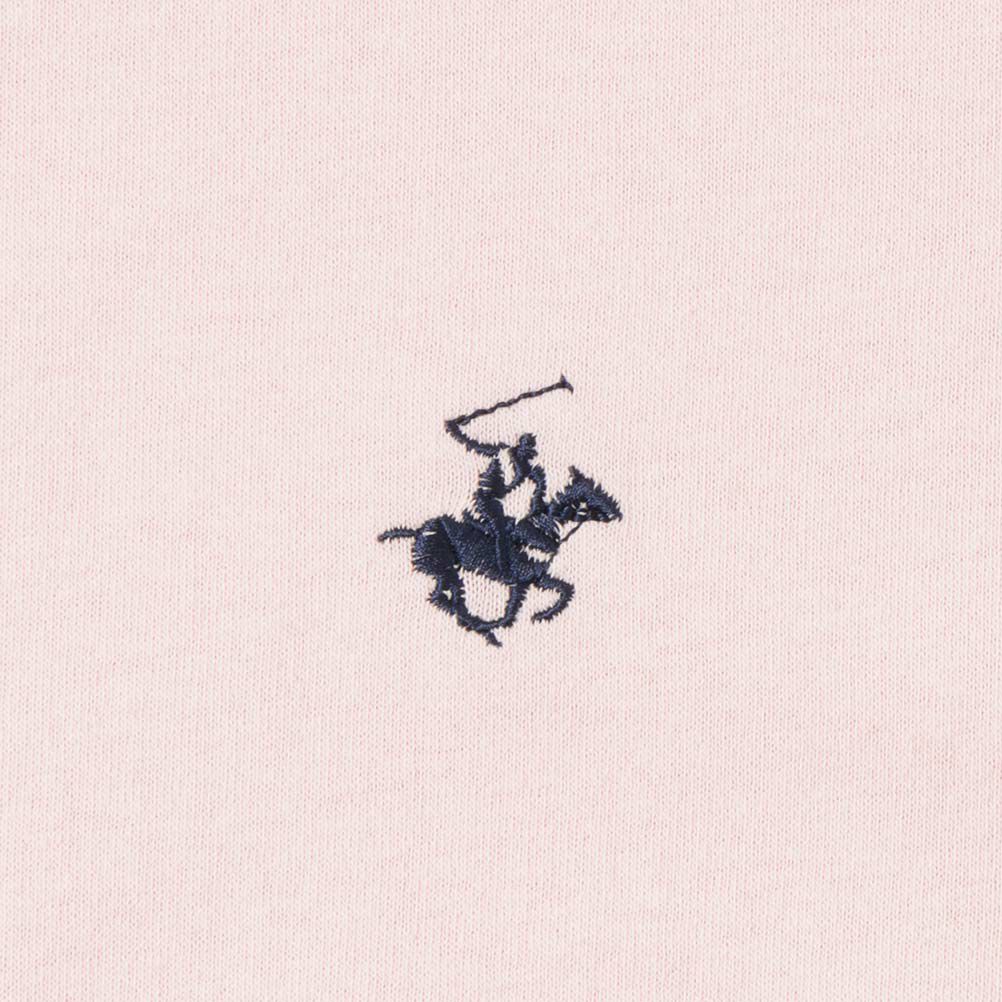 BEVERLY HILLS POLO CLUB 天竺ワンポイント刺繍Tシャツ レディース