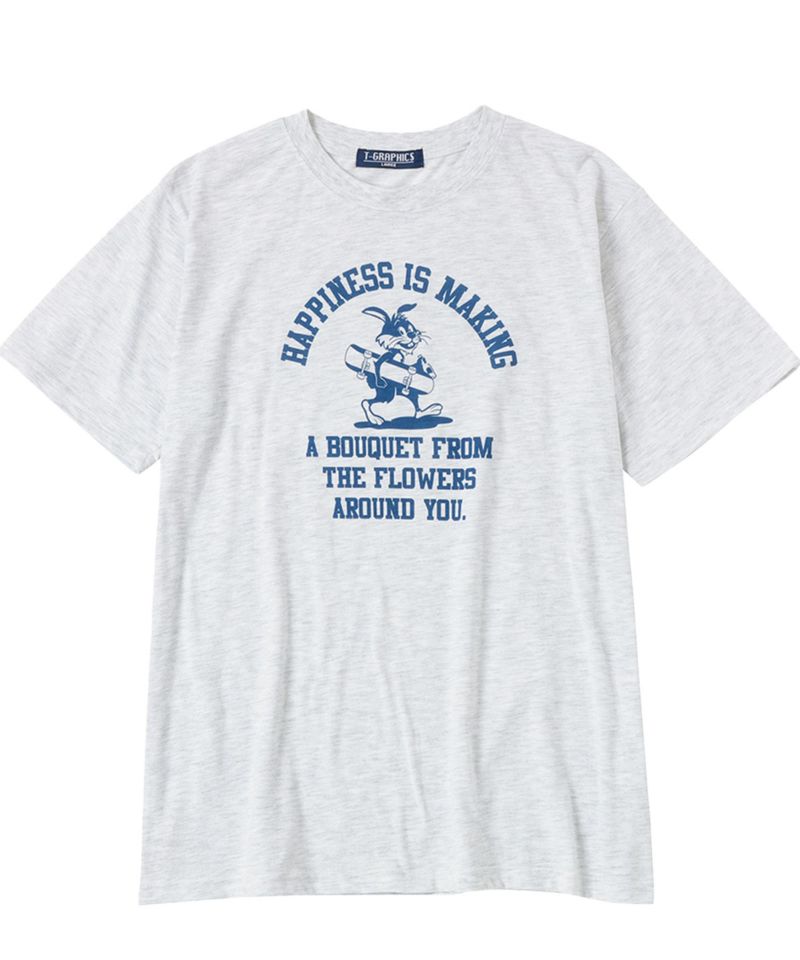 T-GRAPHICS ポップストリートプリント半袖Tシャツ メンズ
