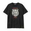 T-GRAPHICS タイガープリント半袖Tシャツ メンズ ネコポス 対応商品