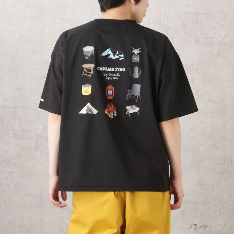 ennoy S/S Boder T-Shirt (BEIGE × BLACK)-