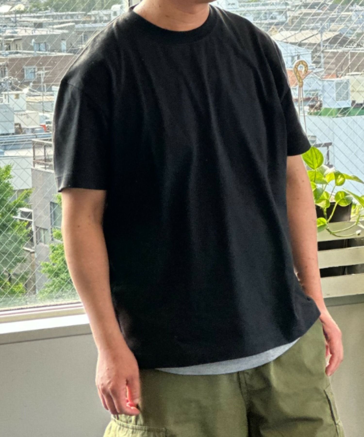 NAVY U.S.コットン100％ 無地Tシャツ メンズ メール便 対応商品商品サムネイル-3