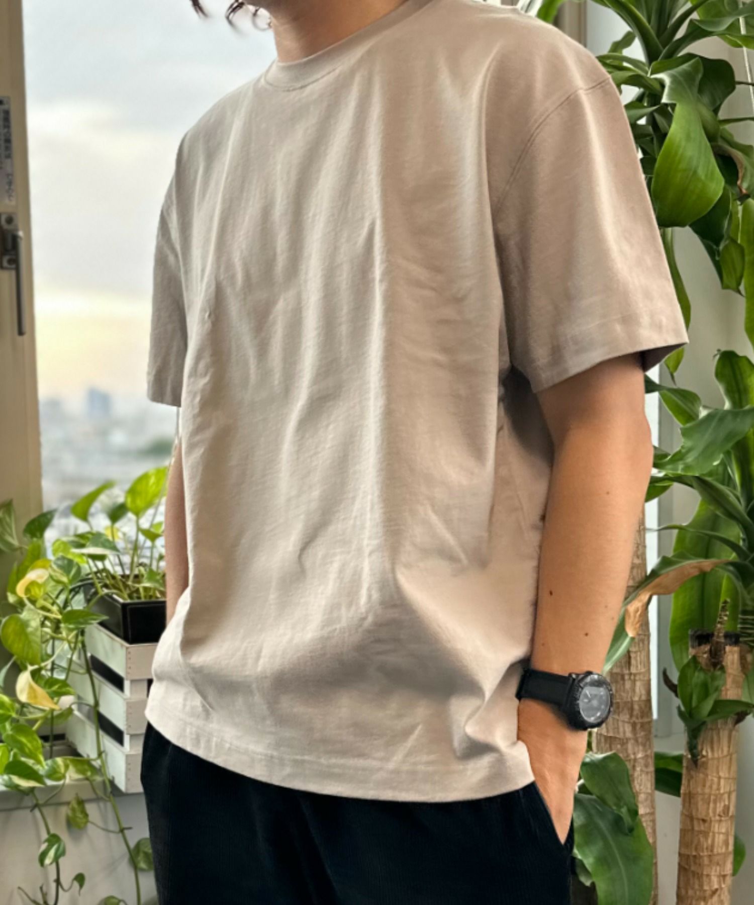NAVY U.S.コットン100％ 無地Tシャツ メンズ メール便 対応商品商品サムネイル-8