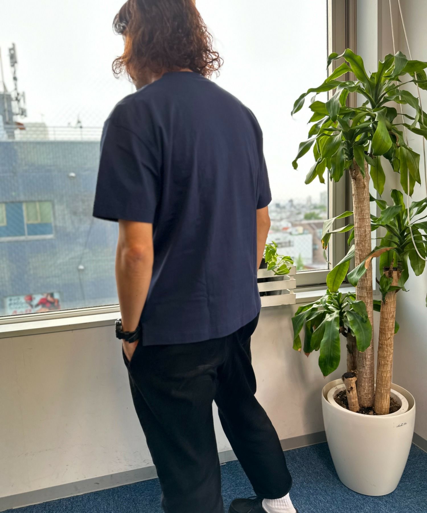 NAVY U.S.コットン100％ 無地Tシャツ メンズ メール便 対応商品商品サムネイル-10